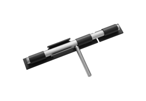 Засов ДОБРЫНЯ 300 мм (черный)