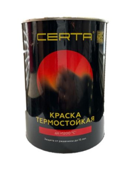 Эмаль термостойкая антикоррозионная ярко-красная